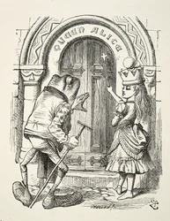 La Reine Alice et la Grenouille, illustration de De l